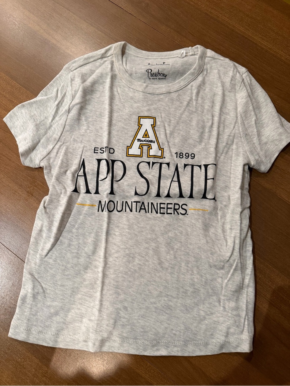 Women’s Pressbox Tee - App States Mountaineers - Small